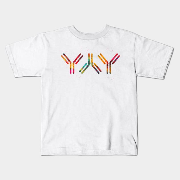 Antibody Kids T-Shirt by erzebeth